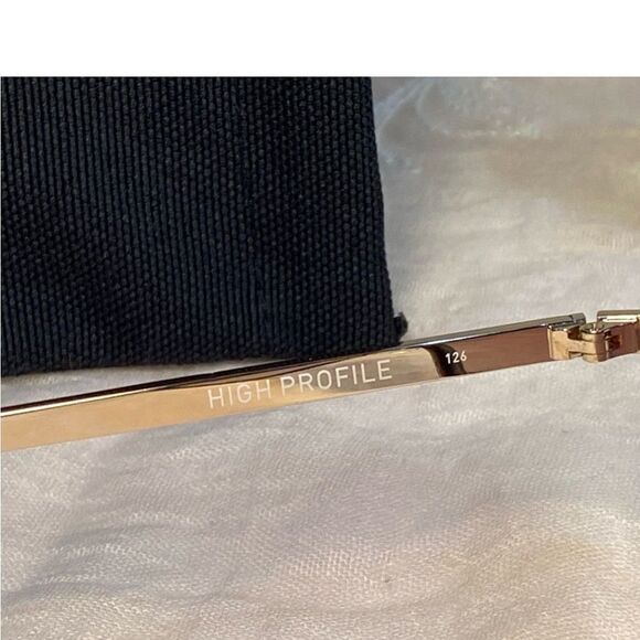 Quay Australia High Profile Aviator Espresso Frames/Brown Lenses New in case $85 - Picture 6 of 10